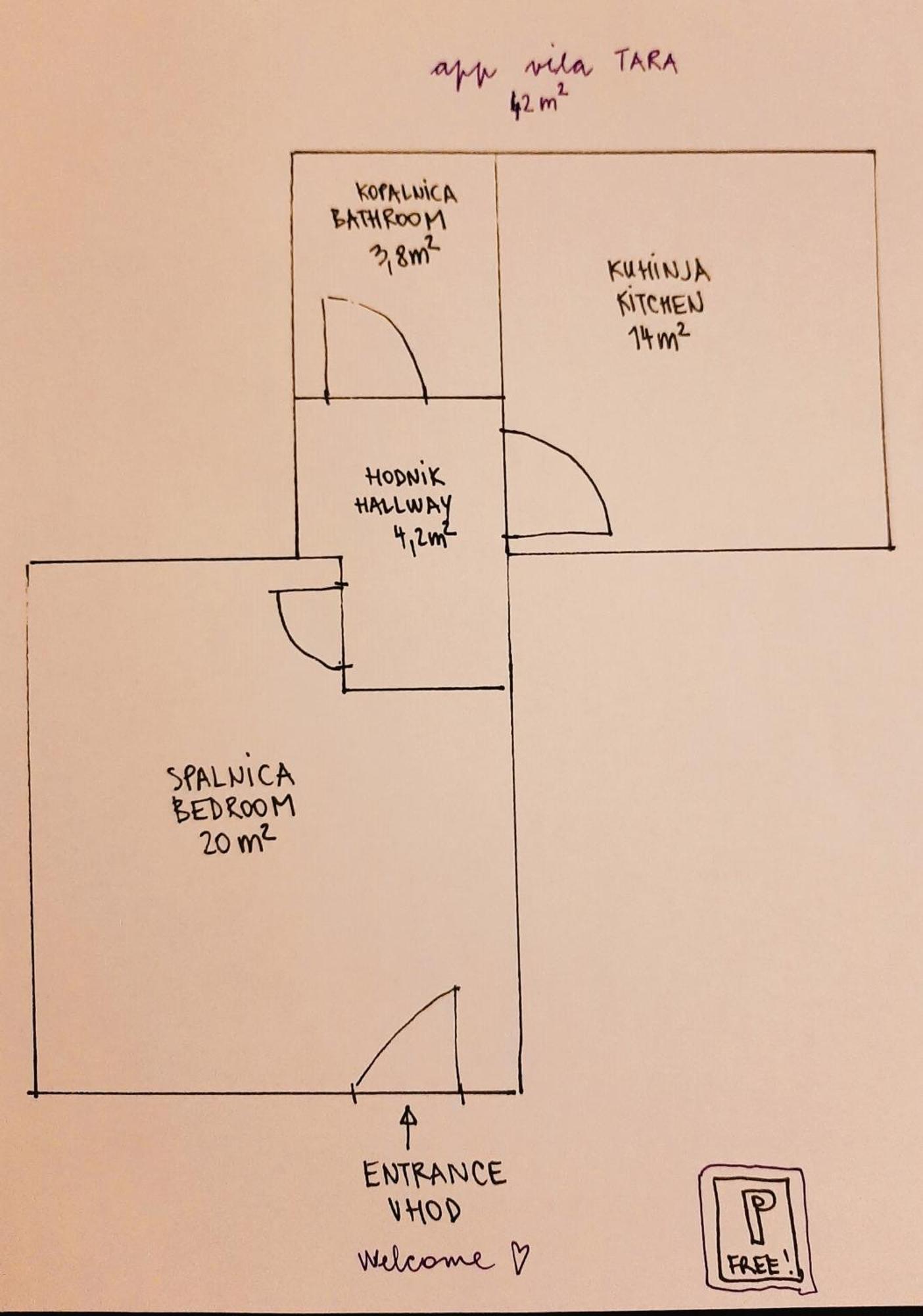 Apartma Vila Tara Prebold Buitenkant foto